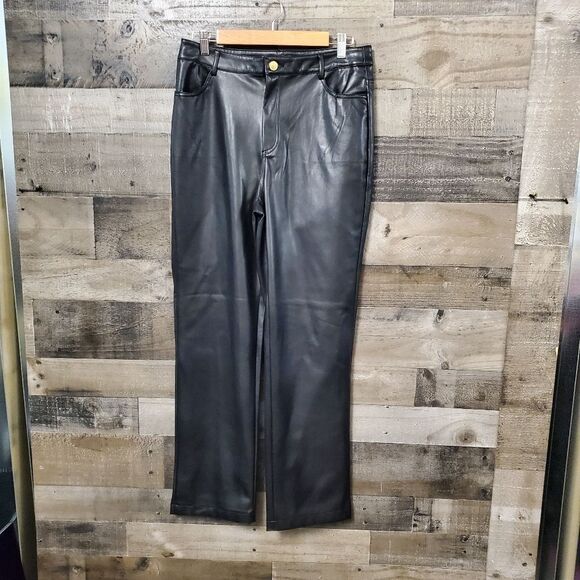 Marx New York Buttery Soft Faux Leather Pants NWT - Picture 2 of 8